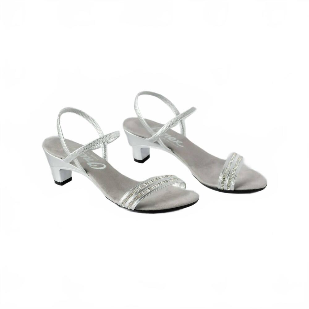 NEW ONEX women's foxi heel sandal in silver
